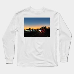 Blurry Evening Long Sleeve T-Shirt